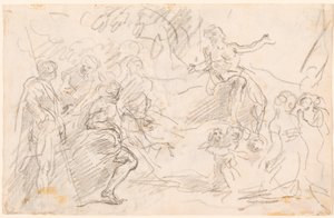 Bijbelse scène [verso] door Sebastiano Ricci