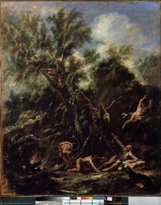 De verleiding van Sint Antonius door Sebastiano Ricci