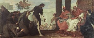 Paul III keurt de Orde van de Kapucijnen goed door Sebastiano Ricci