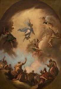 De Hemelvaart van Christus door Sebastiano Ricci
