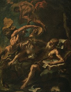 De Verleiding van St. Antonius door Sebastiano Ricci