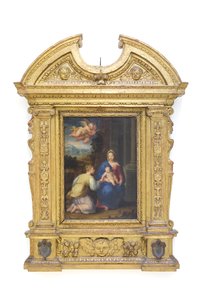 Huwelijk van St. Catharina door Sebastiano called Bastianino Filippi