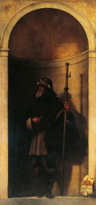 Sint Sinibald, decoratie van orgeldeur, ca 1509