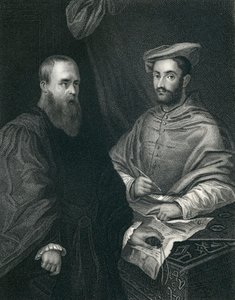 Kardinaal Hippolito De Medici en Sebastiano Del Piombo door Sebastiano del Piombo