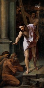 Spaans: Bajada de Cristo al Limbo De afdaling van Christus in het voorgeborchte door Sebastiano del Piombo