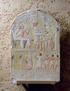 Grafstèle van Tembu (beschilderd kalksteen)