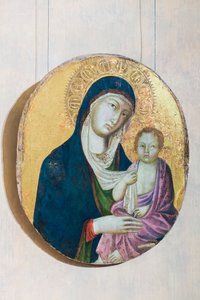Madonna en kind door Segna di Bonaventura