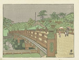 Benkei brug door Sekino Jun