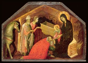 De Aanbidding der Wijzen door Seminary Madonna Master