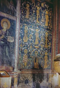 De stamboom van de Nemanjic-familie, 1335-48 door Serbian School