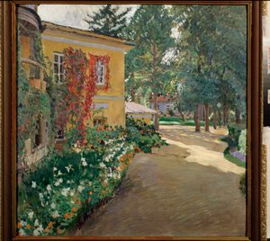 Op een landgoed door Sergei Arsenevich Vinogradov