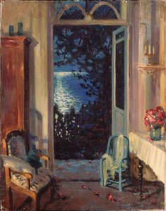 Zuidelijke nacht, 1915 door Sergei Arsenevich Vinogradov