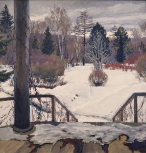 De Lente komt, 1911 door Sergei Arsenevich Vinogradov