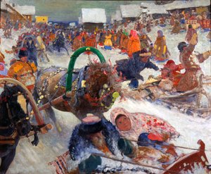Vastenavond, 1905 door Sergei Ivanov