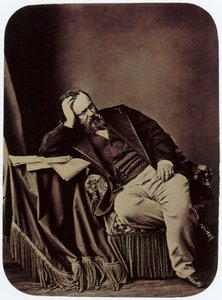Alexander Herzen, Russische schrijver en denker, 1861 door Sergei Lvovich Levitsky