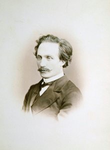 Alexander Winterberger, pianist en organist, 19de eeuw door Sergei Lvovich Levitsky