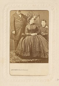 [Napoleon III, Keizerin Eugenie  Eugene Louis Jean Joseph Bonaparte]. door Sergei Luvovich Levitsky