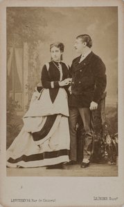 Paul Pavlovich Demidoff, 2e Prins van San Donato 1839-1885, met zijn vrouw, Maria..., 1863
