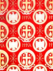 Olovyanishnikov Manufactory Brokaat, begin 20e eeuw