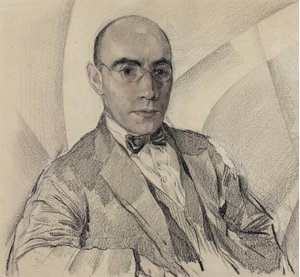 Portret van de kunstenaar en fotograaf Miron Sherling 1880-1958