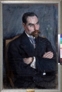 Portret van de dichter Valery Bryusov