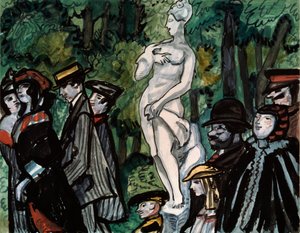 In de zomertuin door Sergei Yurevich Sudeikin