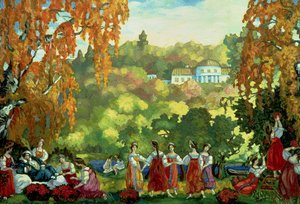 Zomerse Dagen in Vroege Herfst door Sergei Yurevich Sudeikin