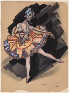 De Feeënpop. Kostuumontwerp voor Anna Pavlova