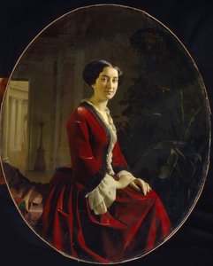 Portret van Gravin Yelizaveta Christoforovna Abamelik-Lazareva, 1854