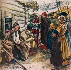 Een Russische Oorlogsfonds Poster, ca. 1914 door Sergi Vinogradoff