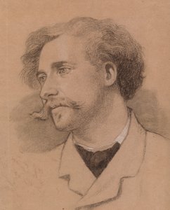 Portret van een man door Severin Falkman