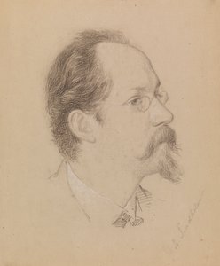 Kunstenaar Berndt Lindholm door Severin Falkman