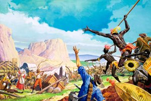 De Boeren vechten voor het Beloofde Land door Severino Baraldi