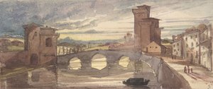 Pisa, 1843-44 door Seymour Haden