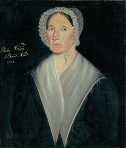 Portret van mevrouw William W. Welch, ca. 1837 door Sheldon Peck