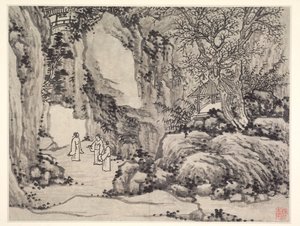 Twaalf Zichten op de Tijgerheuvel, Suzhou: De Zwaardbron, Tijgerheuvel