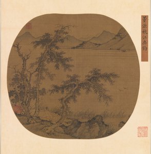 Vissen in de herfst rivier door Sheng Zhu
