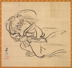 Ibaraki door Shibata Zeshin