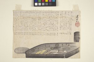 Toiletset, datum onbekend door Shibata Zeshin