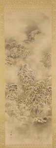 Winterlandschap, Edo-periode of Meiji-tijdperk