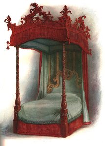 Mahoniehouten bed, 1906
