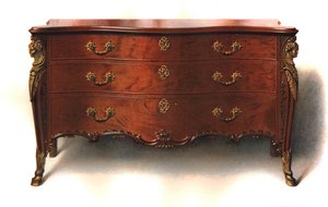 Mahoniehouten Commode