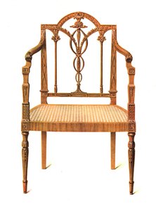 Satinwood stoel