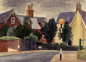 Belisha baken, ca. 1951 door Shirley Markham