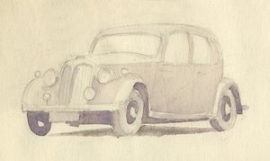Auto, 1951 door Shirley Markham