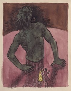 Dante en Virgil met reus, 1951