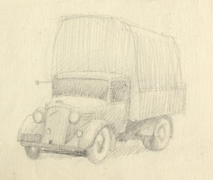 Vrachtwagen, 1951 door Shirley Markham