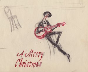 Man met gitaar, ca. 1950