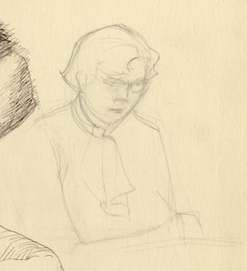 Studie van een vrouw, ca. 1951 door Shirley Markham