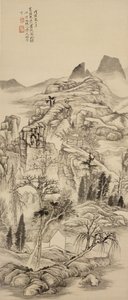 Landschap door Shitao